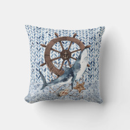 Almofada Tubarão com volante e rede de pesca