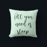 Almofada Tudo o que você precisa é de travesseiro de asas<br><div class="desc">Tudo que você precisa é dormir: uma citação perfeita para um travesseiro adorável.</div>