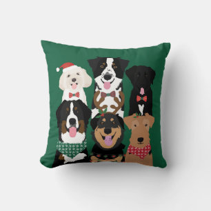 Almofada Tudo Que Eu Quero Para O Natal É Mais Cães