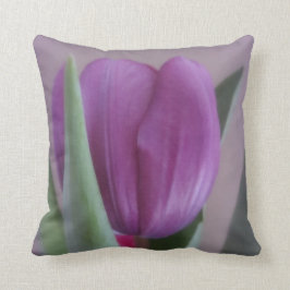 Almofada Tulipa violeta solitária