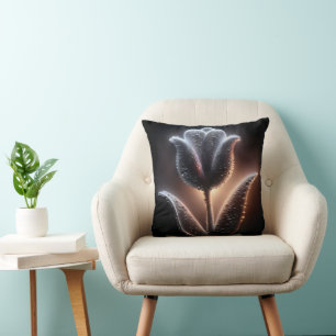 Almofada Tulipas Iluminadas Com Gotas De Chuva
