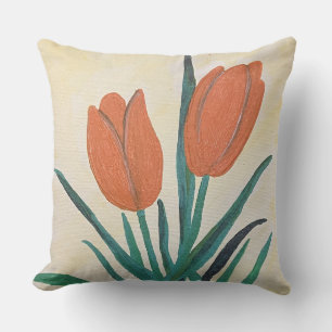 Almofada Tulipas Laranja