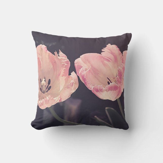 Almofada Tulipas Lindas em Flor - Personalizado (Frente)