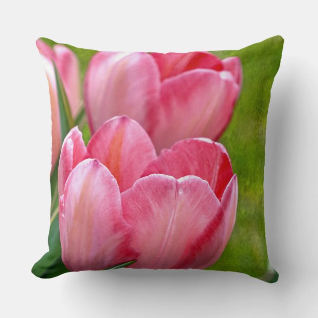 Almofada Tulipas Rosa (Frente)