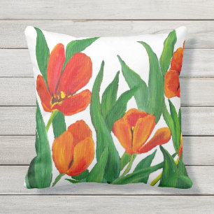 Almofada Tulipas vermelhas