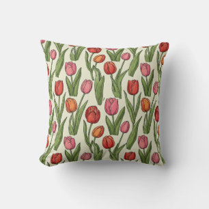 Almofada Tulipas Vermelhas