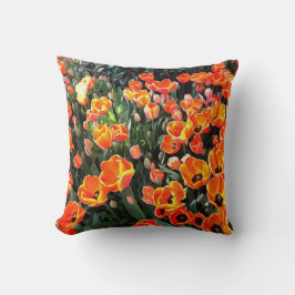 Almofada Tulipas Vermelhas de Istambul