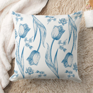 Almofada Tulips Throw Pillow
