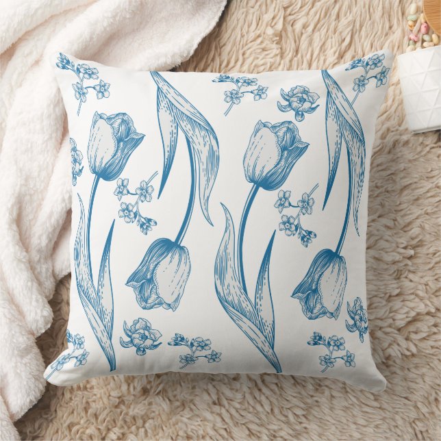 Almofada Tulips Throw Pillow (Cobertor)