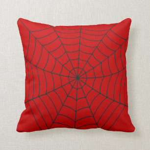 Almofada Túnel de aranhas azul e vermelho, toon temed couc