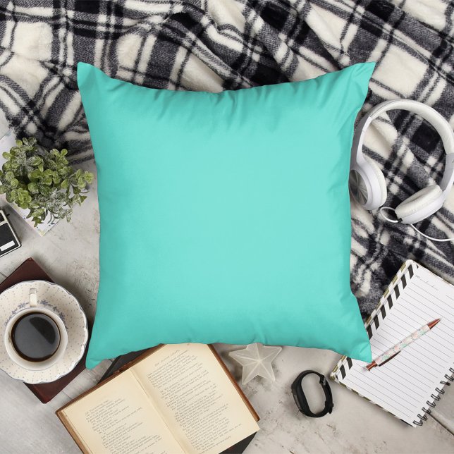 Almofada Turquesa (Turquoise Throw Pillow)