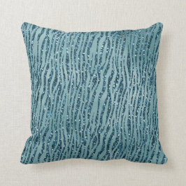 Almofada Turquesa Aqua Glitter Zebra Impressão