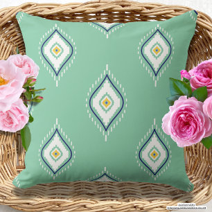 Almofada Turquesa de design Tribal bonito