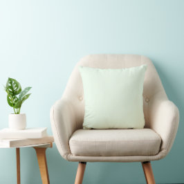 Almofada Turquesa Verde Suave Branco Pastel Cor Sólida