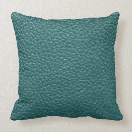 Almofada Turquoise Faux Leather