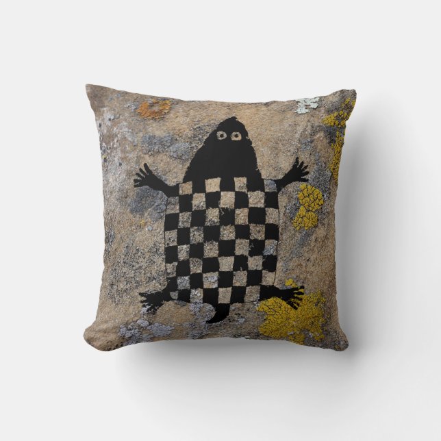Almofada Turtle Mimbres Pottery Design (Frente)