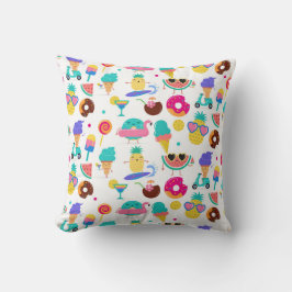 Almofada Tutti Fruitti Sorvetes de Frutas de Verão