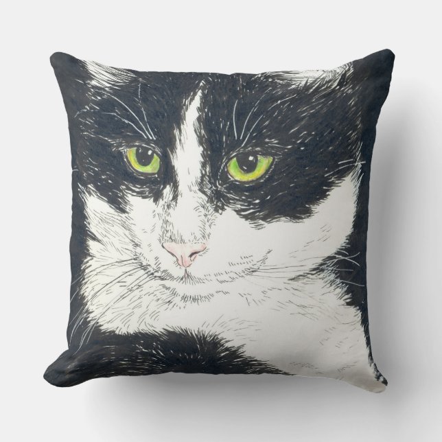 Almofada Tuxedo cat (Frente)
