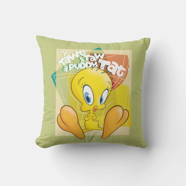Almofada TWEETY™ "I Tawt I Taw A Puddy Tat" (Frente)
