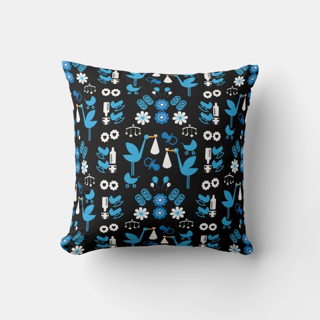 Almofada Twin Boy Stalk Delivery Blue (Frente)