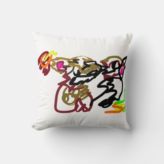 Almofada Two wolves Autumn (Frente)