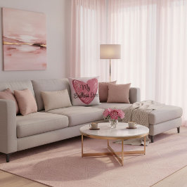 Almofada Typography  romantic elegant modern quote