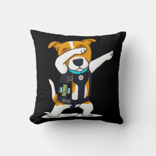Almofada Ucrânia: Forças Armadas Dabbing Dog Patron Jack Ru