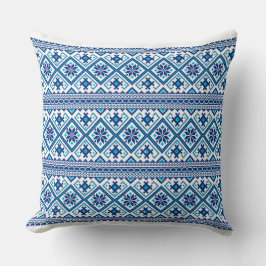 Almofada Ukrainian traditional vushuvanka folk pattern 