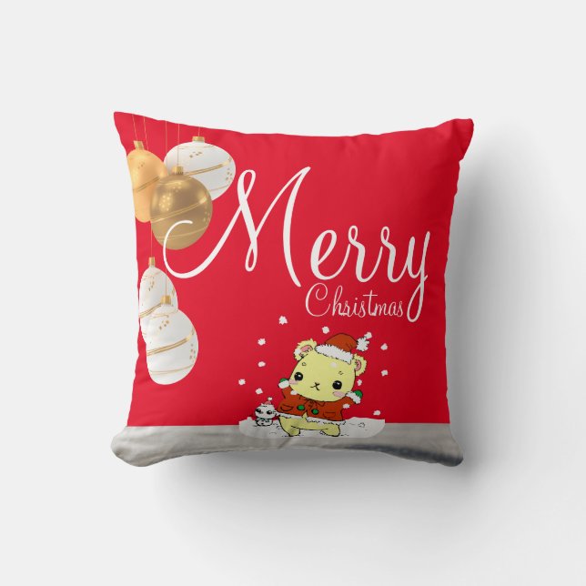 Almofada Um Abraço de Natal  (Frente)