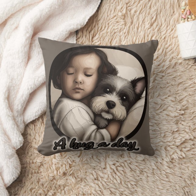 Almofada Um abraço por dia (Cobertor)