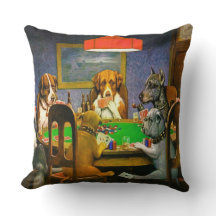 Um Amigo na Necessidade Cachorros Jogando Pôquer