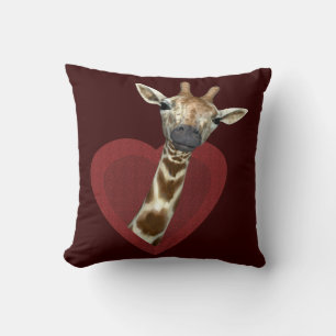 Almofada Um Coração Para Girafas