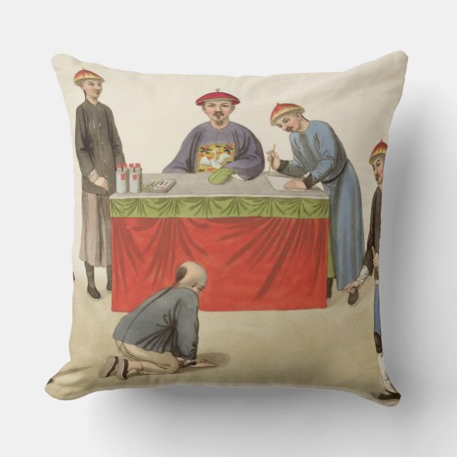 Almofada Um culpado antes de um magistrado, chapeia 1 'do P (Frente)