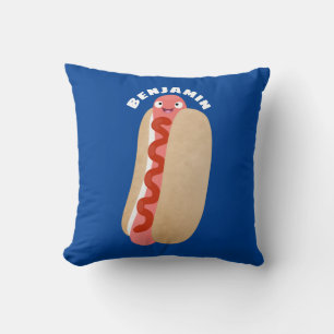 Almofada Um desenho animado e engraçado de Weiner