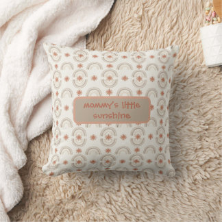 Almofada Um design de bebê inspirado em boho suave