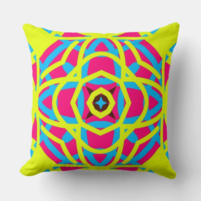 Almofada Um design de impressão geométrico elegante (Frente)