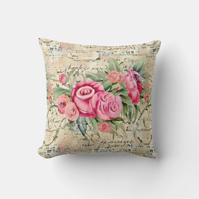 Almofada Um Design francês Ephemera Series 26 (Frente)