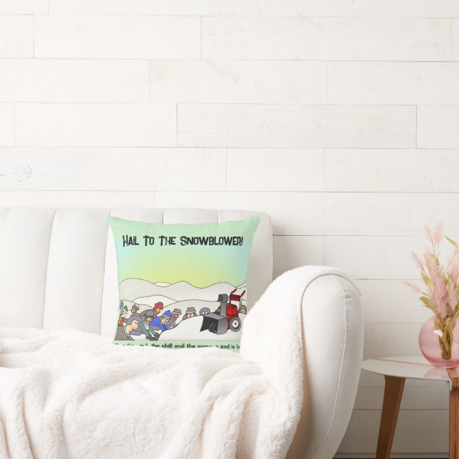 Almofada Um Deus É Nascer Travesseiro decorativo Engraçado (Sofá)