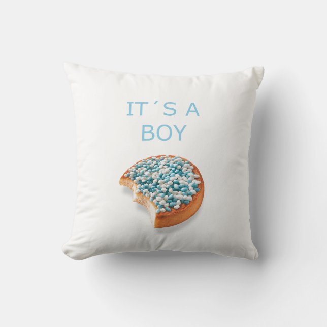 Almofada um garoto é nascer (Frente)