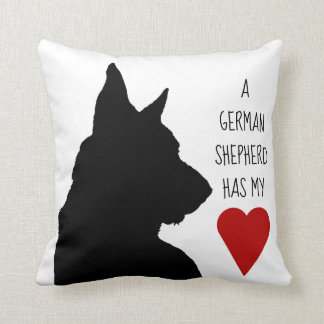 Almofada "Um german shepherd tem travesseiro do meu