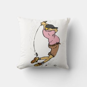 Almofada Um Golfer perdendo a bola