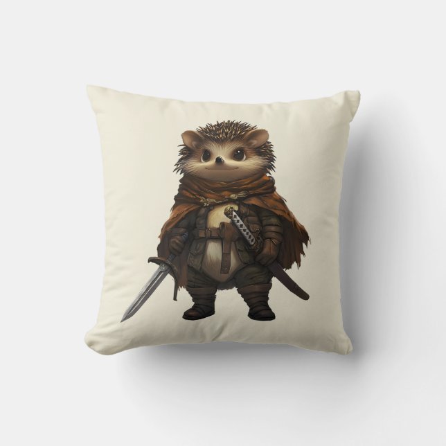 Almofada Um Guerreiro Enrolado (Frente)