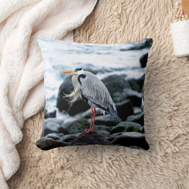 Almofada Um Herão Solitário (Cobertor)