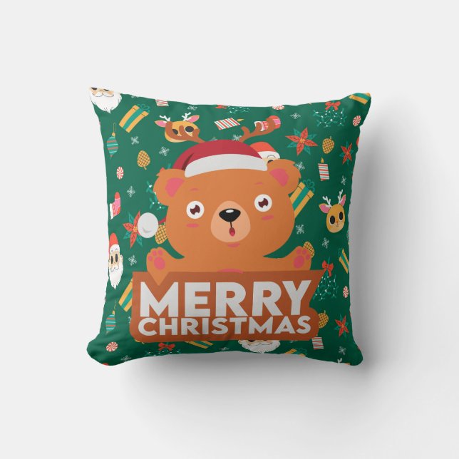 Almofada Um Natal Muito Feliz (Frente)