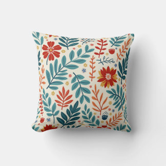 Almofada um novo travesseiro verde-vermelho