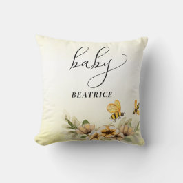 Almofada Um pequeno Chá de fraldas de abelha