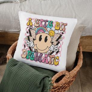 Almofada Um Pouco Dramático E Engraçado Groovy Dizendo