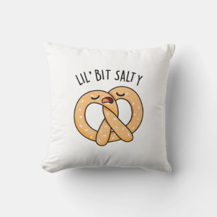 Almofada Um Pouco Legal Salgado Pretzel Pun