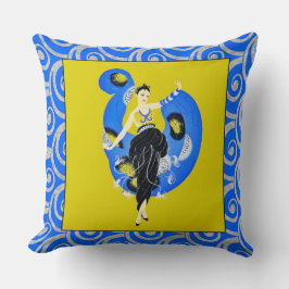 Almofada "Um Sonho" Cushion. No estilo do ERTE