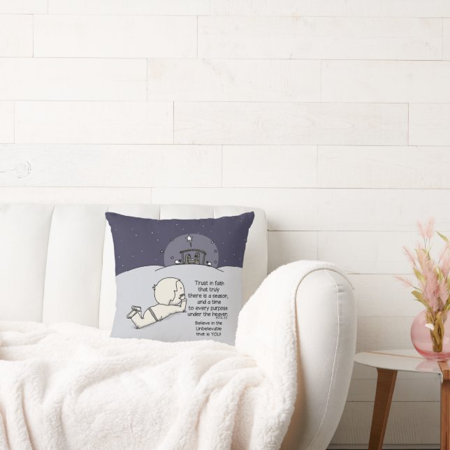 Almofada Um tempo para cada propósito (Sofá)